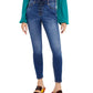 INC International Concepts Women's Lace up Pull on Skinny Jeans Blue Size 0