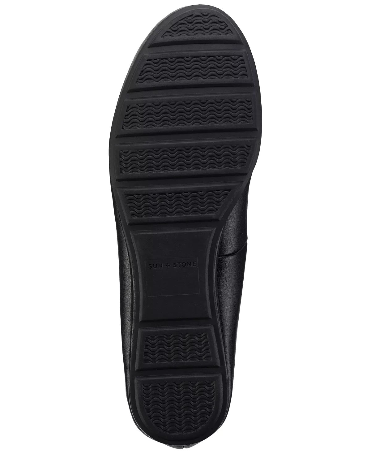 Sun + Stone Women's Eliana Flats Black Size 7.5 M