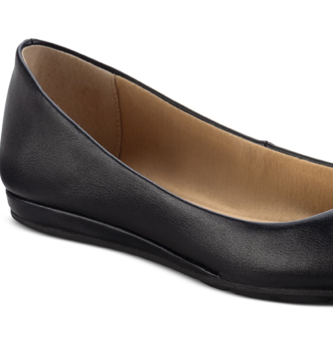 Sun + Stone Women's Eliana Flats Black Size 11 M