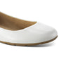 Sun + Stone Women's Eliana Flats Shoes White Size 7 M