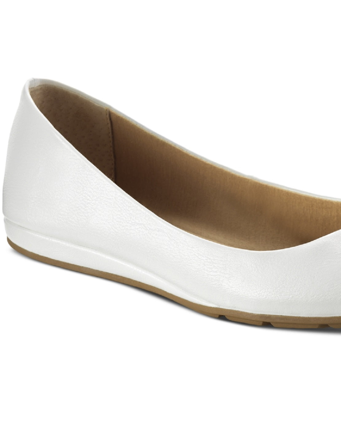 Sun + Stone Women's Eliana Flats Shoes White Size 7 M
