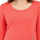 JM Collection Women's Hardware Trim Tunic Orange Size XX-Large