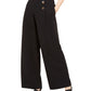 Alfani Women's Solid Wide Leg Wear To Work Pants Black Size Small