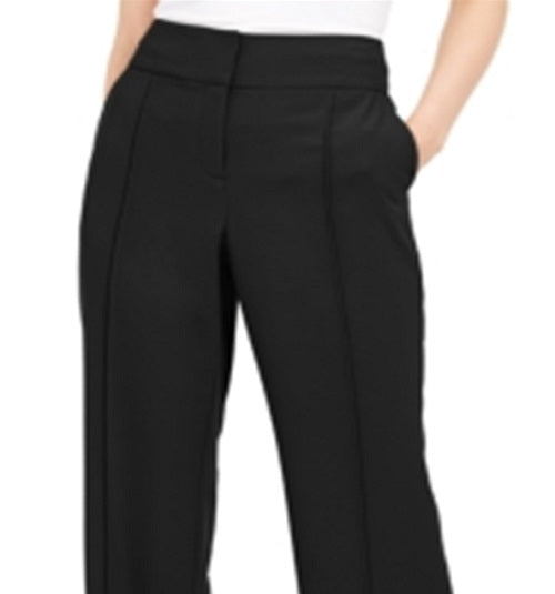 Alfani Women's Solid Boot Cut Pants Black Size 16