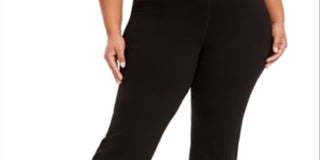 Ideology Women's Plus Flex Stretch Active Yoga Pants Black Size 2X