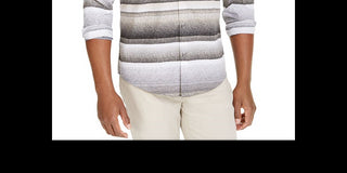 Alfani Men's Cotton Printed Button Down Shirt Black Size X-Large