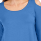 JM Collection Women's Cold Shoulder Top Blue Size X-Small
