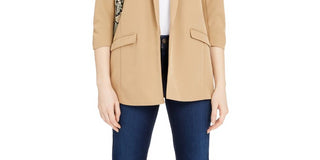 INC International Concepts Women's wear Blazer Brown Size XXL