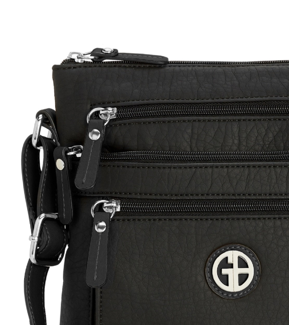 Giani Bernini Women's Pebble Crossbody Black Size Regular