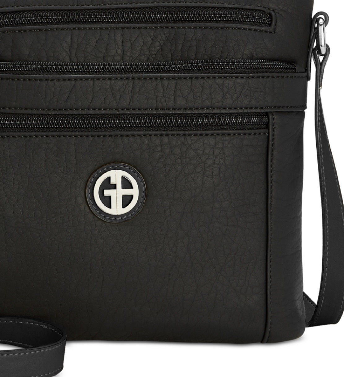 Giani Bernini Women's Pebble Crossbody Black Size Regular