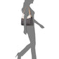 Giani Bernini Women's Colorblock Pebbled 4 Poster Tote Bag Black Size Regular