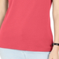 Karen Scott Women's Grommet Trim Top Pink Size Medium