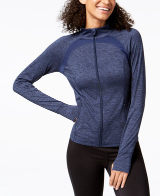 ID Ideology Women's Essentials Performance Zip Jacket Blue Size XX-Large