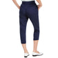 Maison Jules Women's Cropped Paperbag Pants  Blue Size XXS