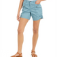 Style & Co Women's Zip Pocket Cargo Shorts Blue Size 10