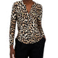 INC International Concepts Women's Print Zip Pocket Top Black Size X-Large