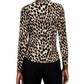 INC International Concepts Women's Print Zip Pocket Top Black Size X-Large