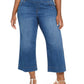 Style & Co Women's Pull on Wide Leg Jeans Blue Size Petite Small