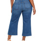Style & Co Women's Pull on Wide Leg Jeans Blue Size Petite Small