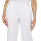 Karen Scott Women's Studded Capris White Size Petite Medium