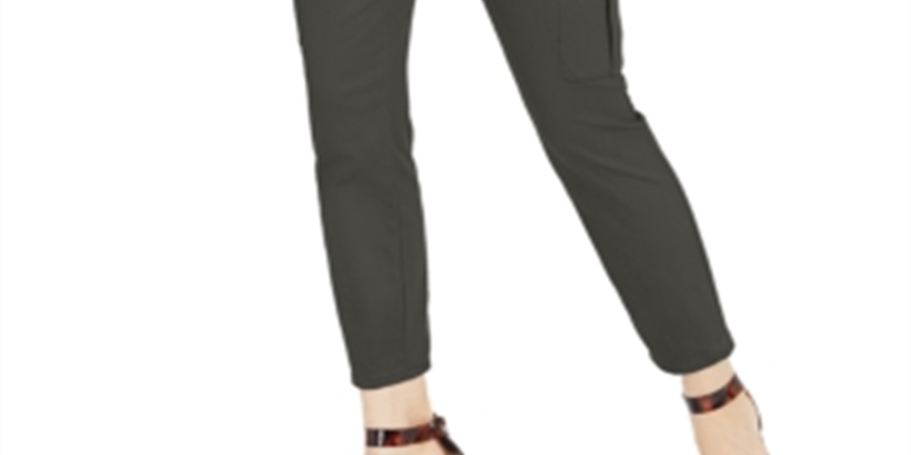INC International Concepts Women's Cargo Utility Pants Green Size 10