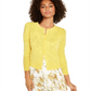 Charter Club Women's Cashmere Essential Cardigan Yellow Size Medium