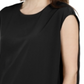 Alfani Women's Inverted Petal Back Top Black Size Medium