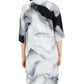 Alfani Women's Abstract Print Long Cardigan Sweater Gray Size Large