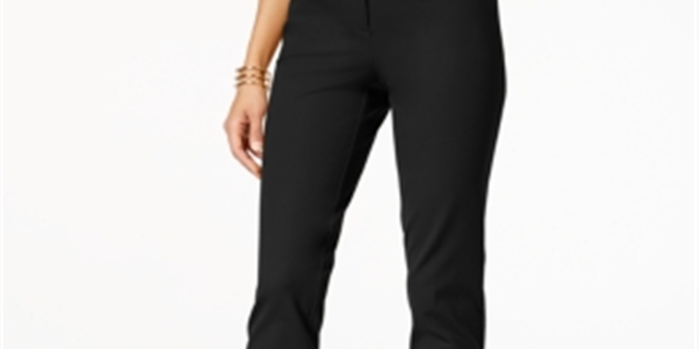 Alfani Women's Bi Stretch Hollywood Skinny Pants Black Size 4