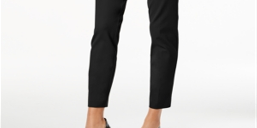 Alfani Women's Bi Stretch Hollywood Skinny Pants Black Size 4