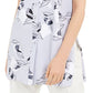 Alfani Women's Printed Tunic Gray Size Medium