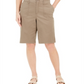 Karen Scott Women's Bermuda Shorts Brown Size 6