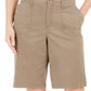 Karen Scott Women's Bermuda Shorts Brown Size 6