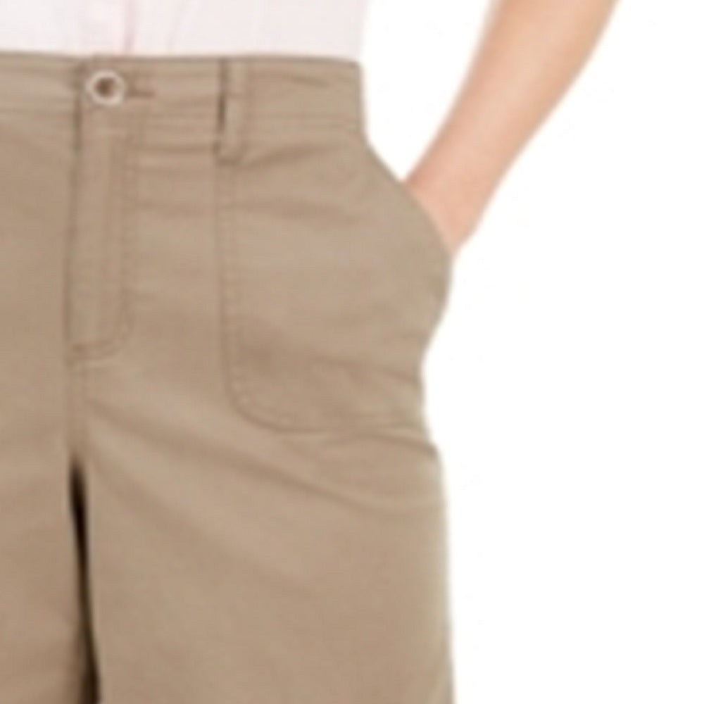 Karen Scott Women's Bermuda Shorts Brown Size 6