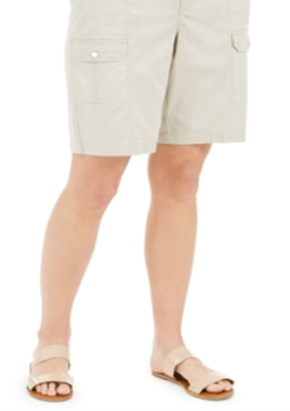 Karen Scott Women's Pocket Front Shorts Gray Size 8