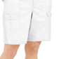Karen Scott Women's Pocket Front Shorts White Size 8