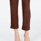 INC International Concepts Women's Paperbag Tapered Leg Pants Brown Size 10