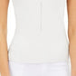 INC International Concepts Women's Ribbed Sweater Tank Top White Size X-Large