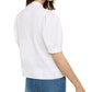 INC International Concepts Women's Solid Puff Sleeve Top White Size X-Small