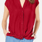 INC International Concepts Women's Twist Front Top Red Size Petite XL