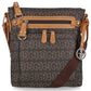 Giani Bernini Women's Block Signature Crossbody Brown Size Regular