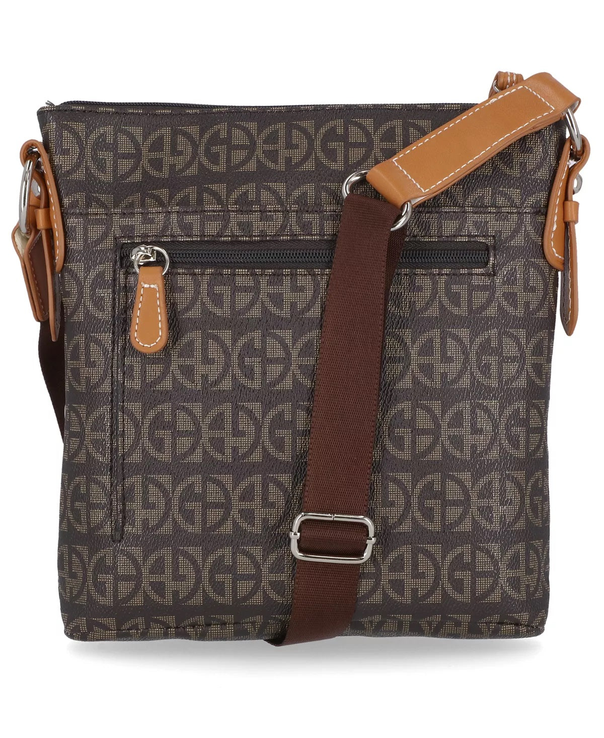 Giani Bernini Women's Block Signature Crossbody Brown Size Regular