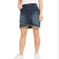 INC International Concepts Women's Tulip Hem Jean Skirt Blue Size 8