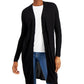 INC International Concepts Women's Ribbed Duster Cardigan Black Size X-Large