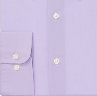 Club Room Men's Classic Regular Fit Solid Dress Shirt Purple Size 17.5X32X33