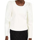 INC International Concepts Women's Faux Leather Tie Top White Size X-Large