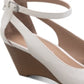 Sun + Stone Women's Miley Cutout Wedges White Size 8