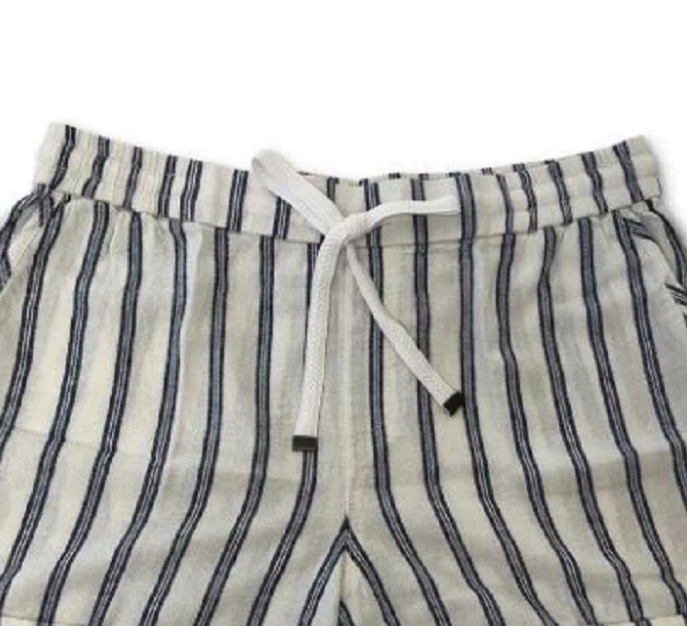Style & Co Women's Striped Shorts White Size Small