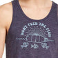 Sun + Stone Men's Don't Feed The Fish Tank Blue Size Medium