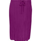 Alfani Women's Pleated Tie Waist MIDI Dress Purple Size Medium
